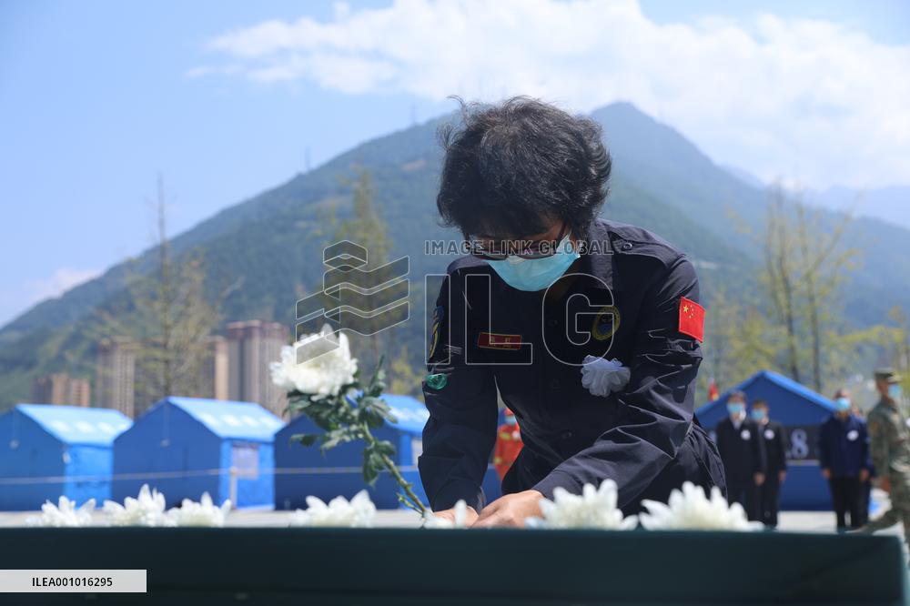 CHINA-SICHUAN-EARTHQUAKE-MOURNING (CN)