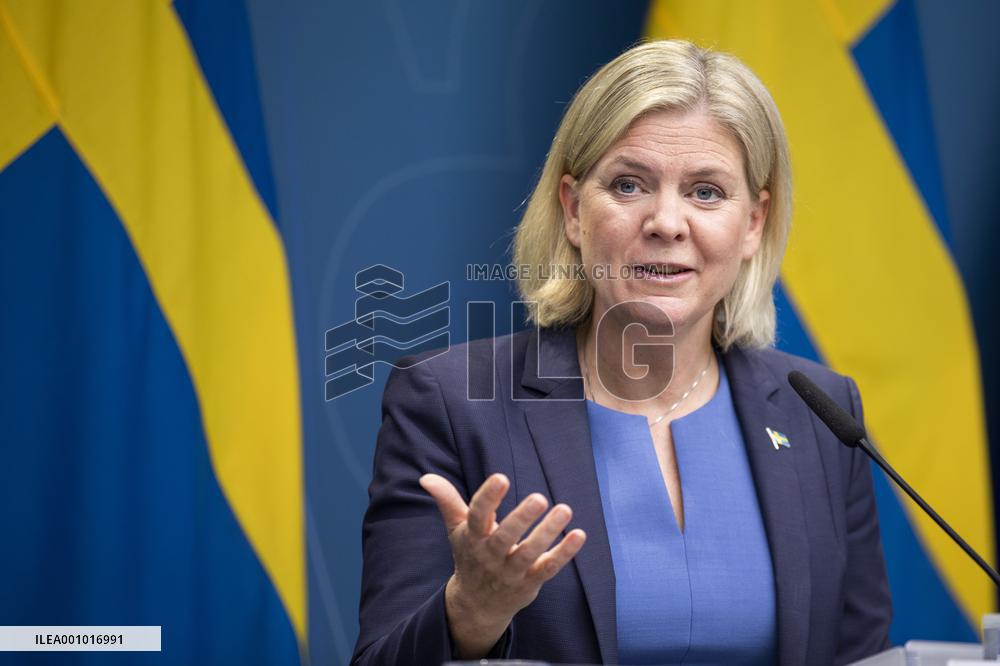 SWEDEN-STOCKHOLM-PM-RESIGNATION-ANNOUNCEMENT