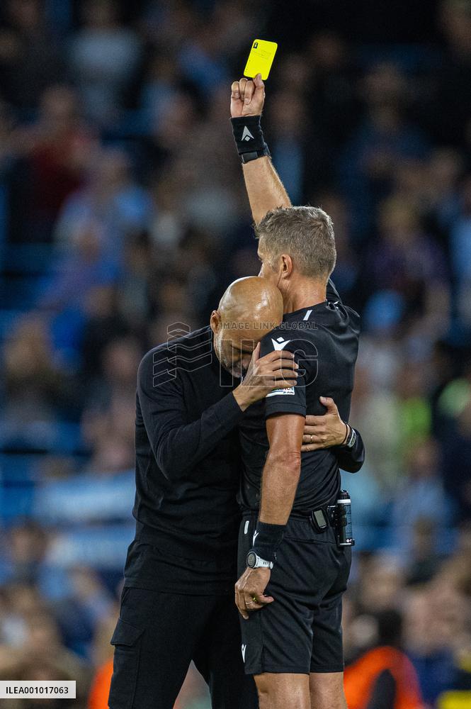 (SP)BRITAIN-MANCHESTER-FOOTBALL-UEFA CHAMPIONS LEAGUE-GROUP G-MANCHESTER CITY VS DORTMUND