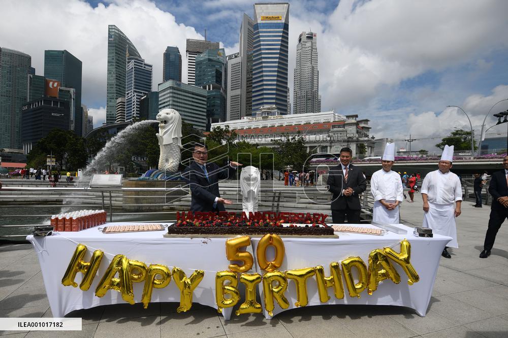 SINGAPORE-MERLION-50TH BIRTHDAY