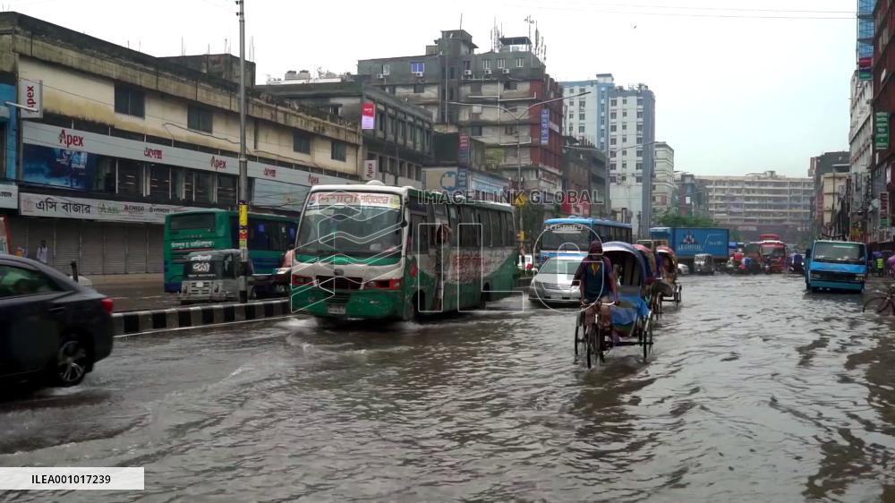 Incessant rains lash parts of Bangladeshi capital