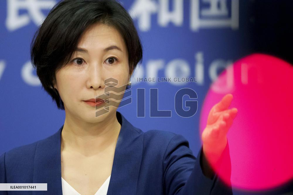 Chinese Foreign Ministry spokeswoman Mao