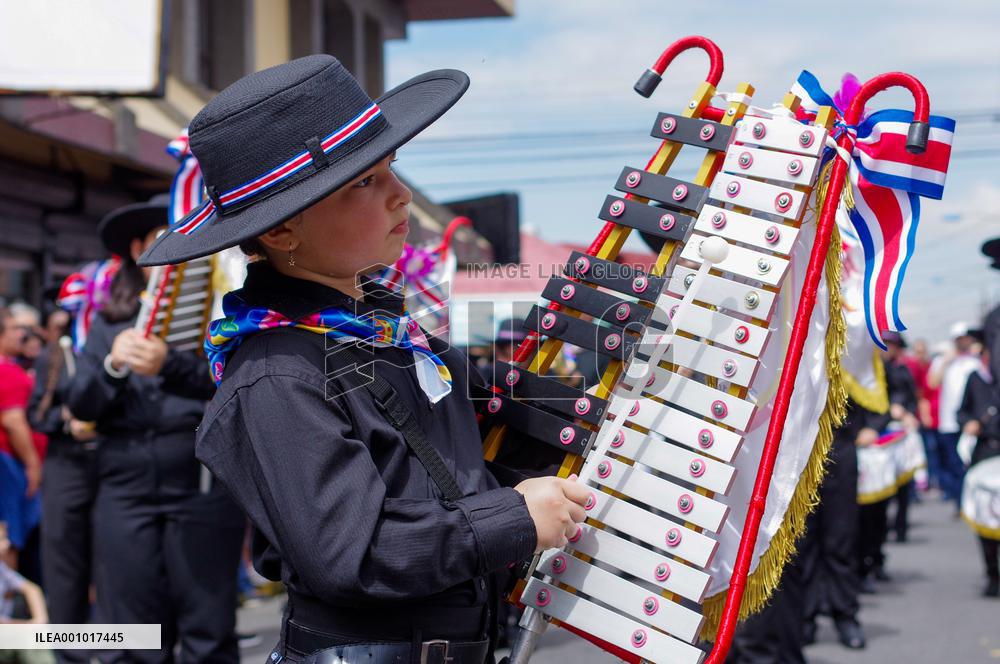 COSTA RICA-HEREDIA-INDEPENDENCE-CELEBRATION