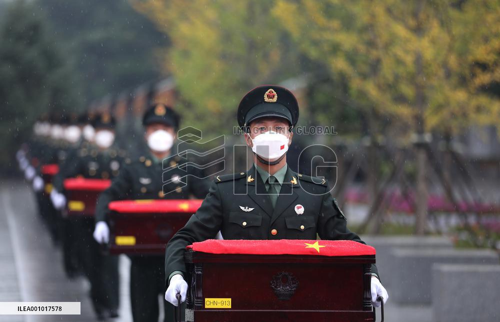CHINA-LIAONING-SHENYANG-KOREAN WAR-CHINESE SOLDIERS' REMAINS-RETURN (CN)