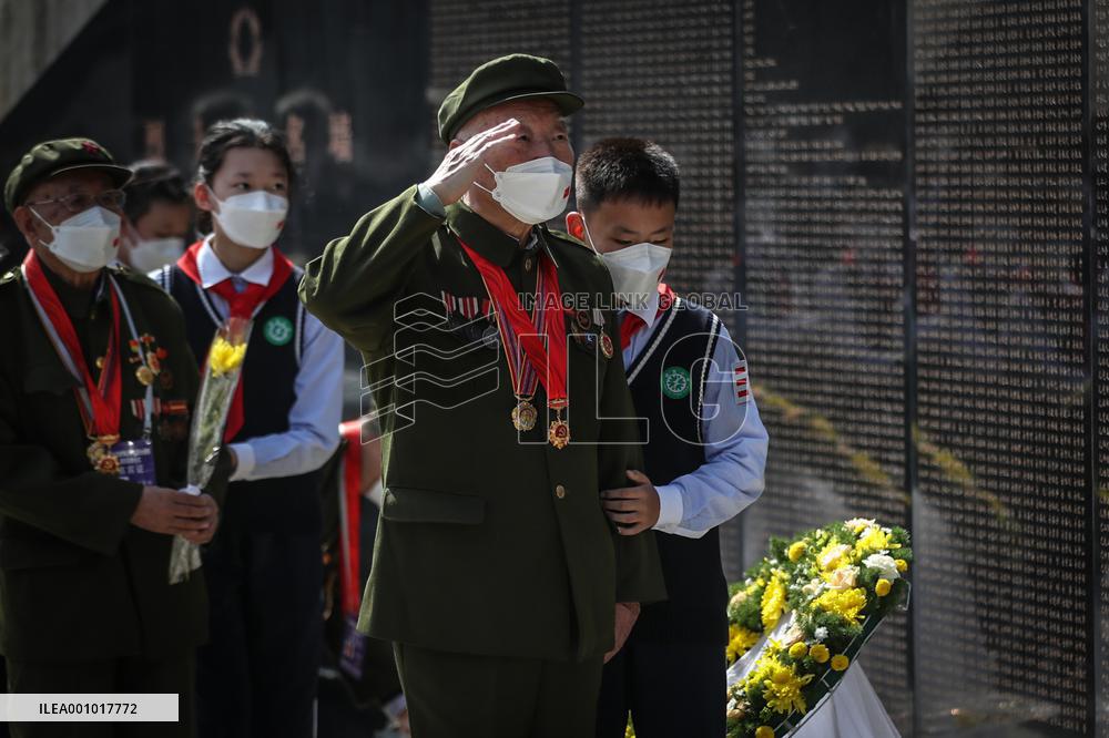 CHINA-LIAONING-SHENYANG-KOREAN WAR-CHINESE SOLDIERS' REMAINS-BURIAL CEREMONY (CN)