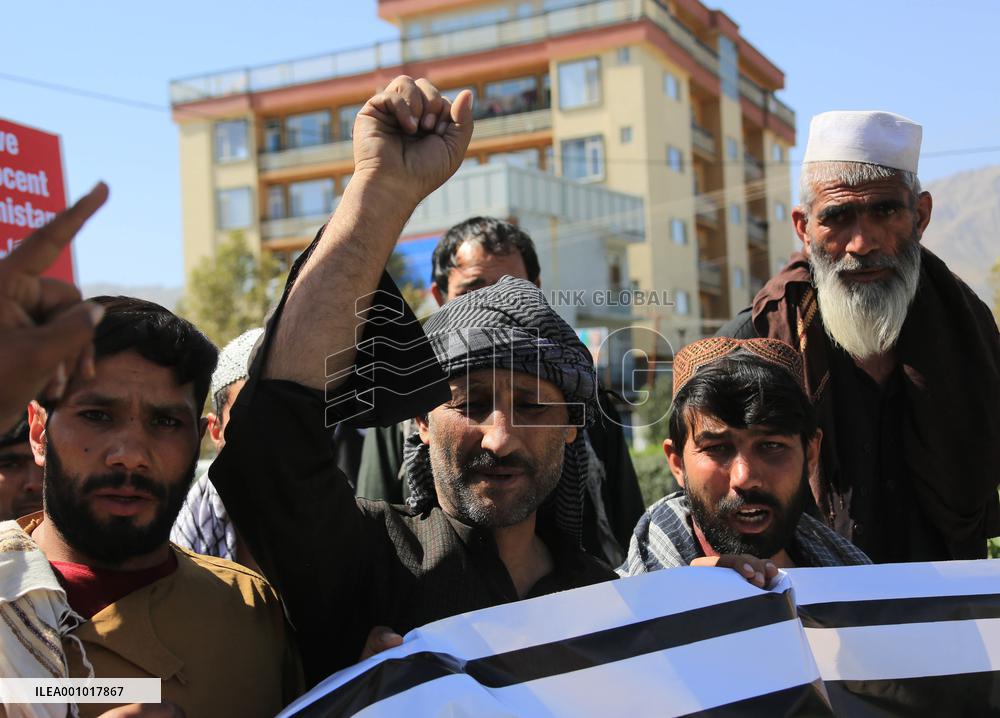 AFGHANISTAN-KABUL-STREET PROTEST