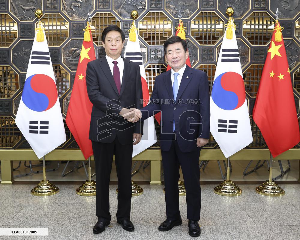 SOUTH KOREA-CHINA-LI ZHANSHU-VISIT