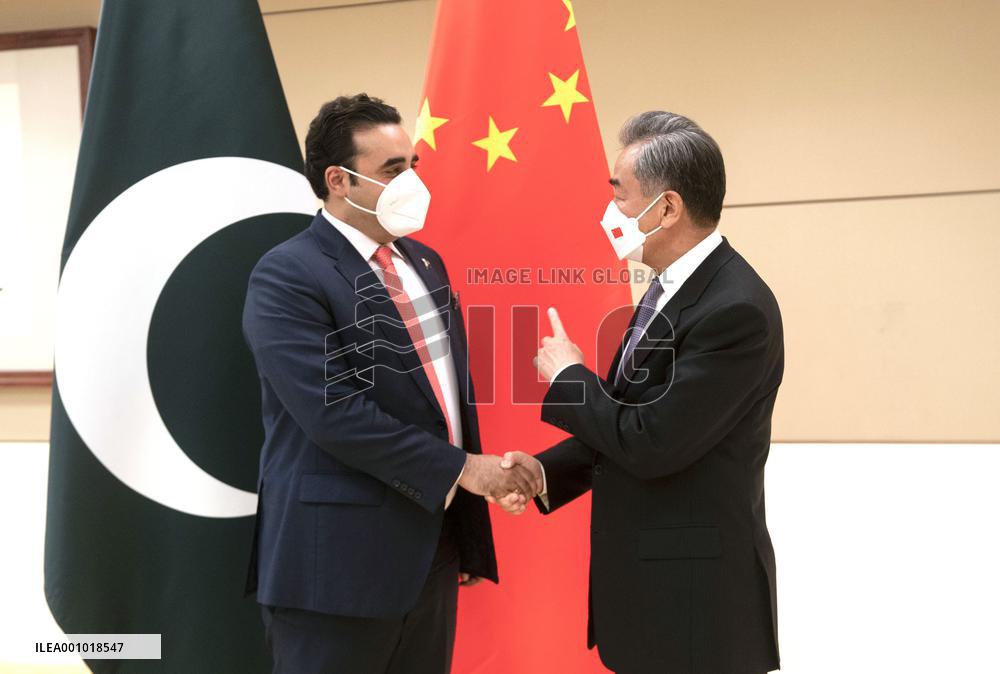 U.S.-NEW YORK-CHINA-WANG YI-PAKISTAN-FM-MEETING