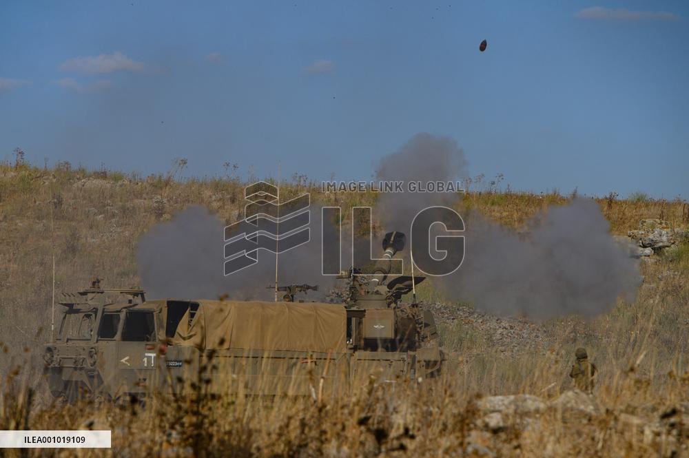MIDEAST-GOLAN HEIGHTS-MILITARY EXERCISE