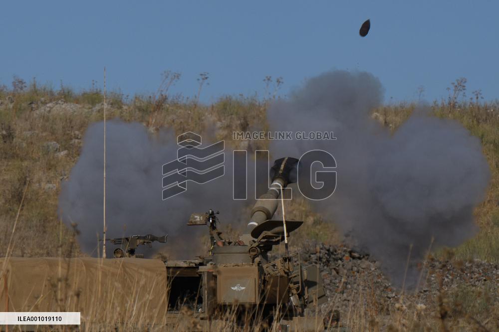 MIDEAST-GOLAN HEIGHTS-MILITARY EXERCISE
