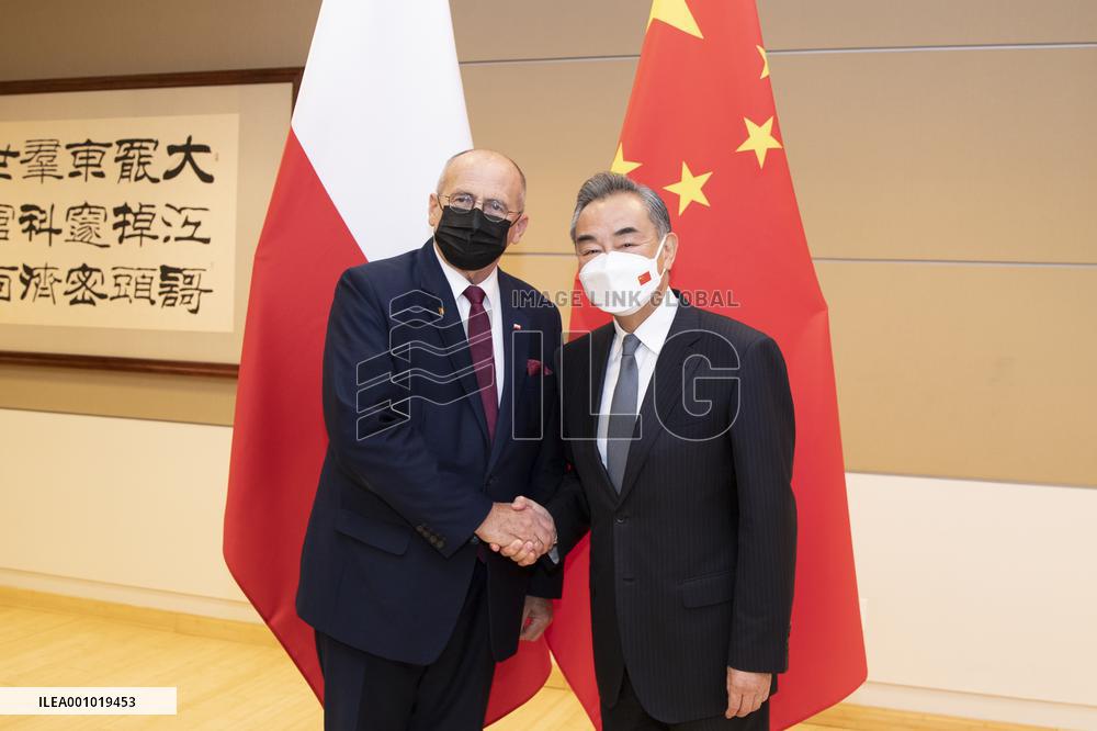 U.S.-NEW YORK-CHINA-WANG YI-POLAND-FM-MEETING