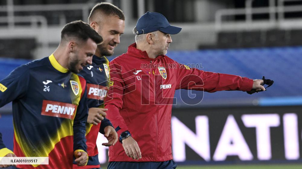 UEFA Nations League football - team Romania practice