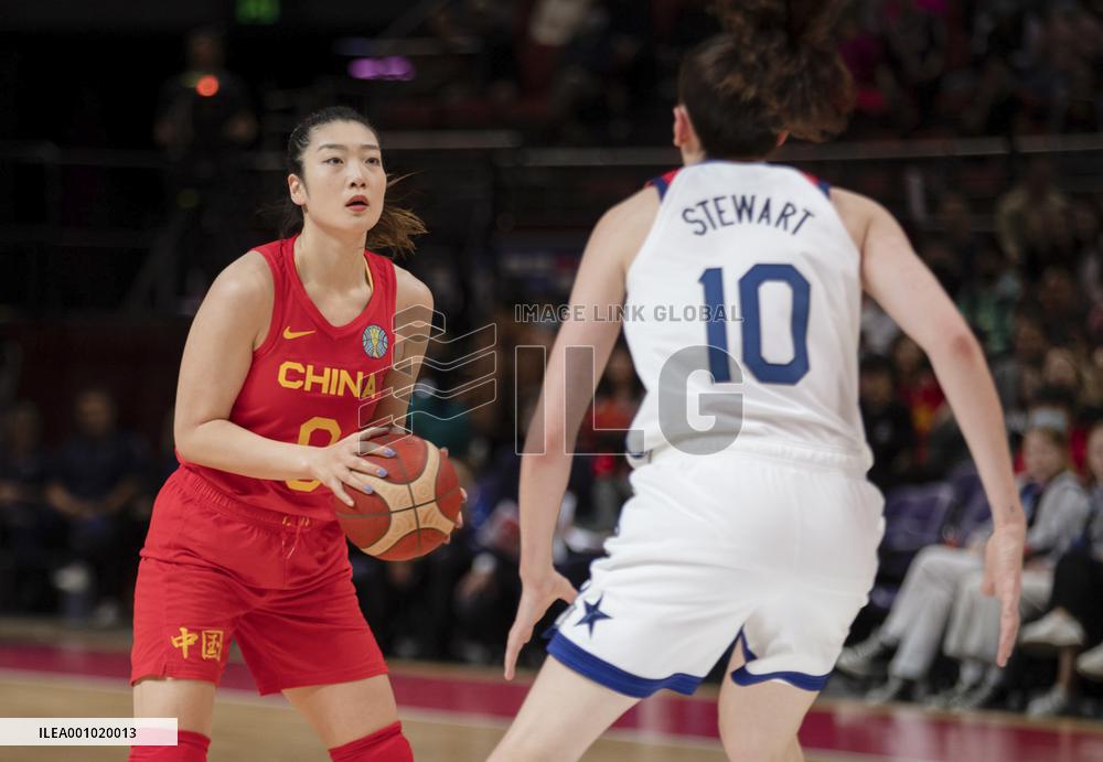 (SP)AUSTRALIA-SYDNEY-BASKETBALL-WOMEN'S WORLD CUP-CHN VS USA