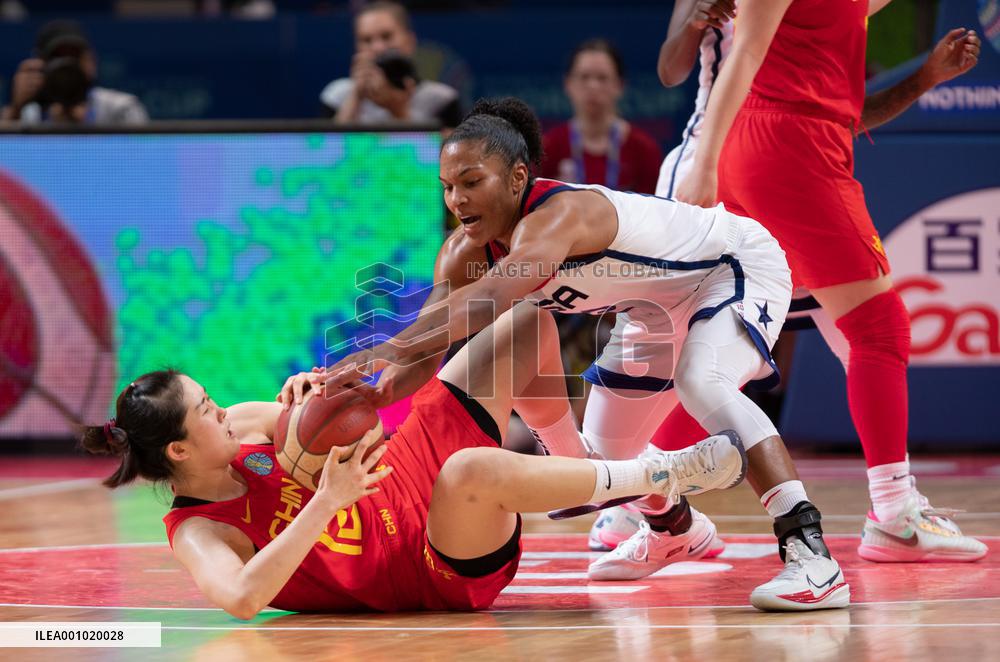 (SP)AUSTRALIA-SYDNEY-BASKETBALL-WOMEN'S WORLD CUP-CHN VS USA