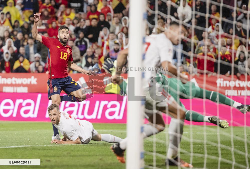 (SP)SPAIN-ZARAGOZA-FOOTBALL-UEFA NATIONS LEAGUE-SPAIN VS SWITZERLAND