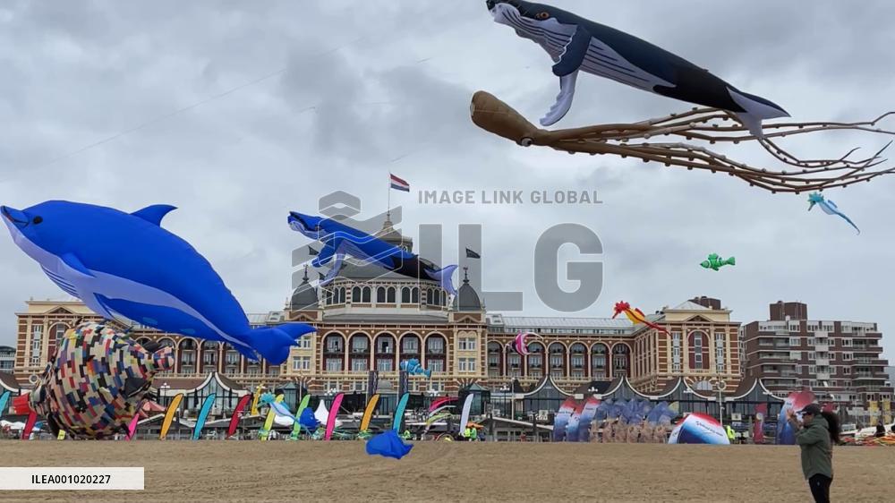 42nd Scheveningen Kite Festival held in Netherlands