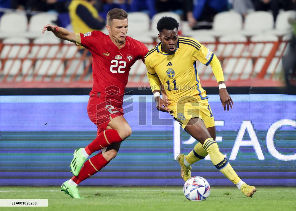 (SP)SERBIA-BELGRADE-FOOTBALL-UEFA NATIONS LEAGUE-SER VS SWE