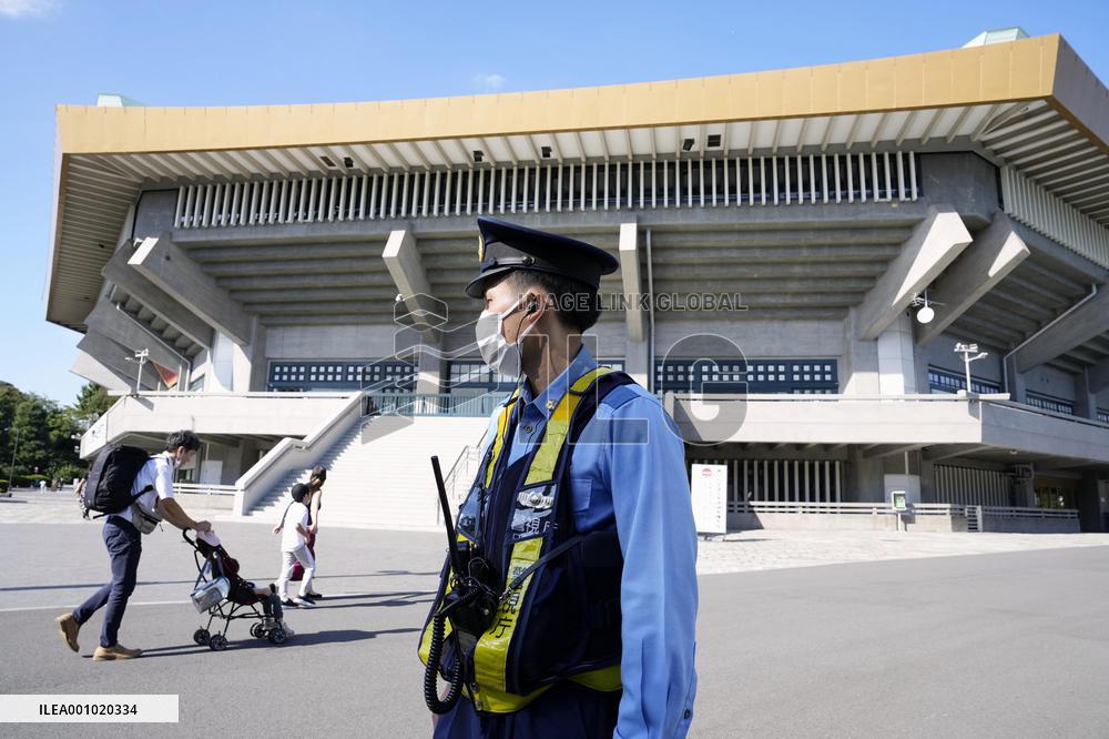 Tightened security ahead of Abe's state funeral