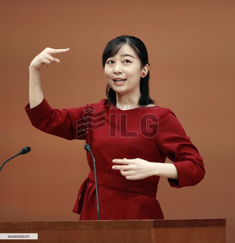 Sign language contest in western Japan
