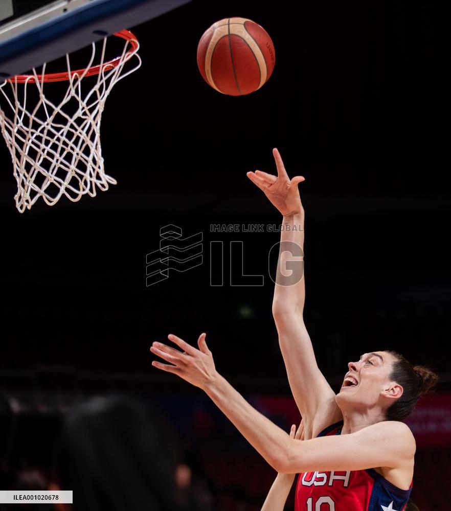 (SP)AUSTRALIA-SYDNEY-BASKETBALL-WOMEN'S WORLD CUP-USA VS KOR