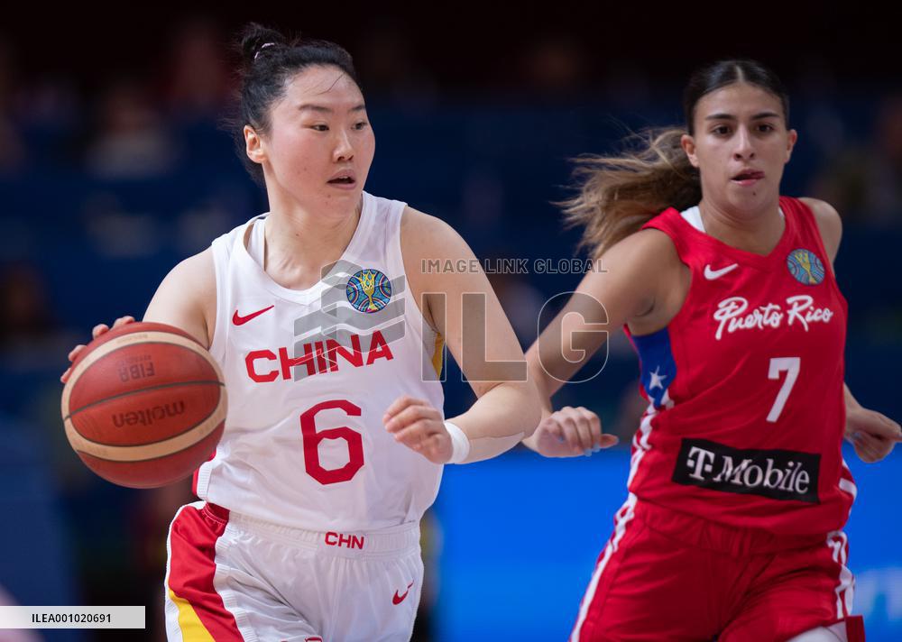 (SP)AUSTRALIA-SYDNEY-BASKETBALL-WOMEN'S WORLD CUP-CHN VS PUR