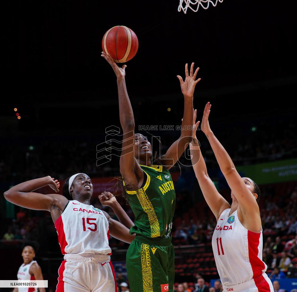 (SP)AUSTRALIA-SYDNEY-BASKETBALL-WOMEN'S WORLD CUP-AUS VS CAN