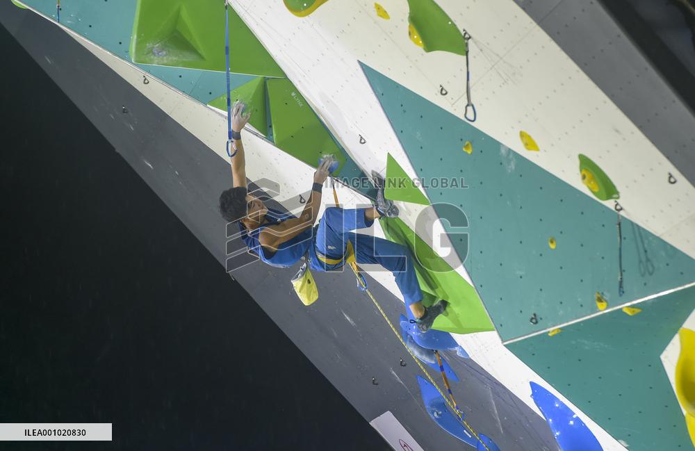 (SP)INDONESIA-JAKARTA-IFSC CLIMBING-WORLD CUP 2022-MEN'S LEAD-FINAL