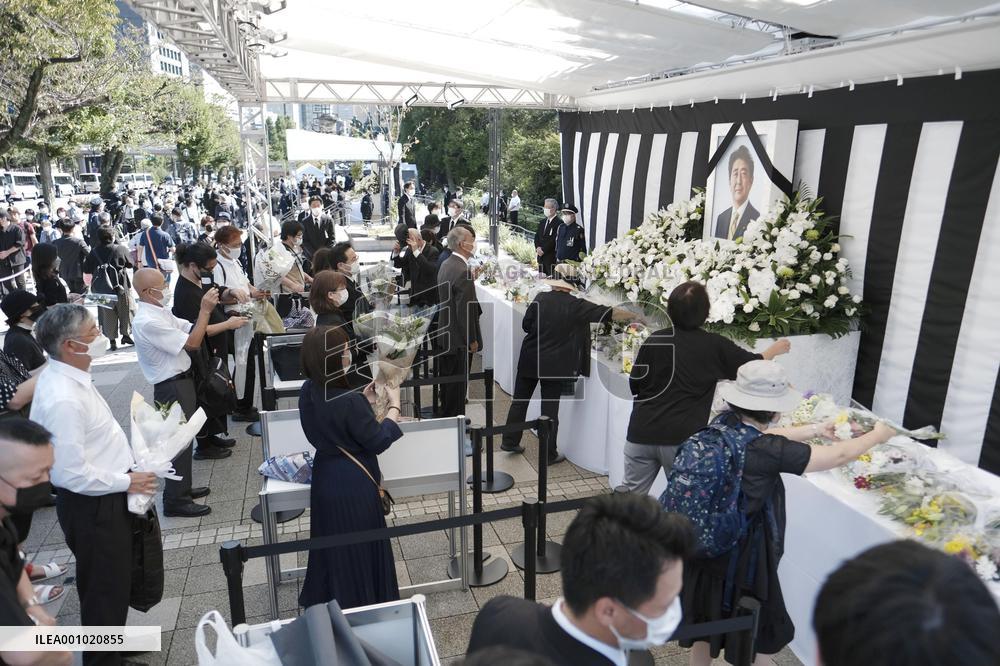 State funeral of ex-Japan PM Abe