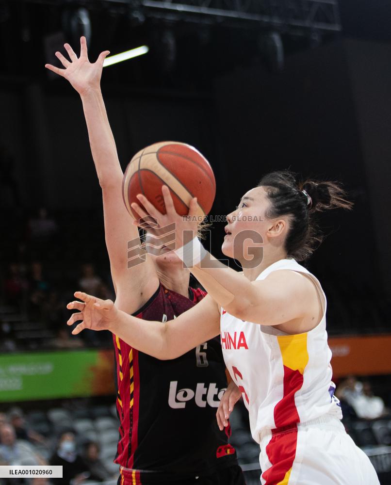 (SP)AUSTRALIA-SYDNEY-BASKETBALL-WOMEN'S WORLD CUP-CHN VS BEL