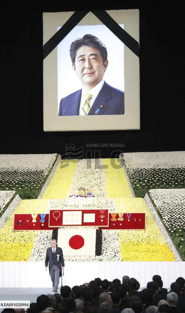 State funeral of ex-Japan PM Abe