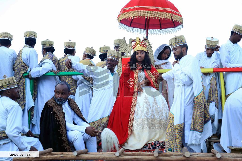 ETHIOPIA-ADDIS ABABA-MESKEL FESTIVAL-CELEBRATIONS