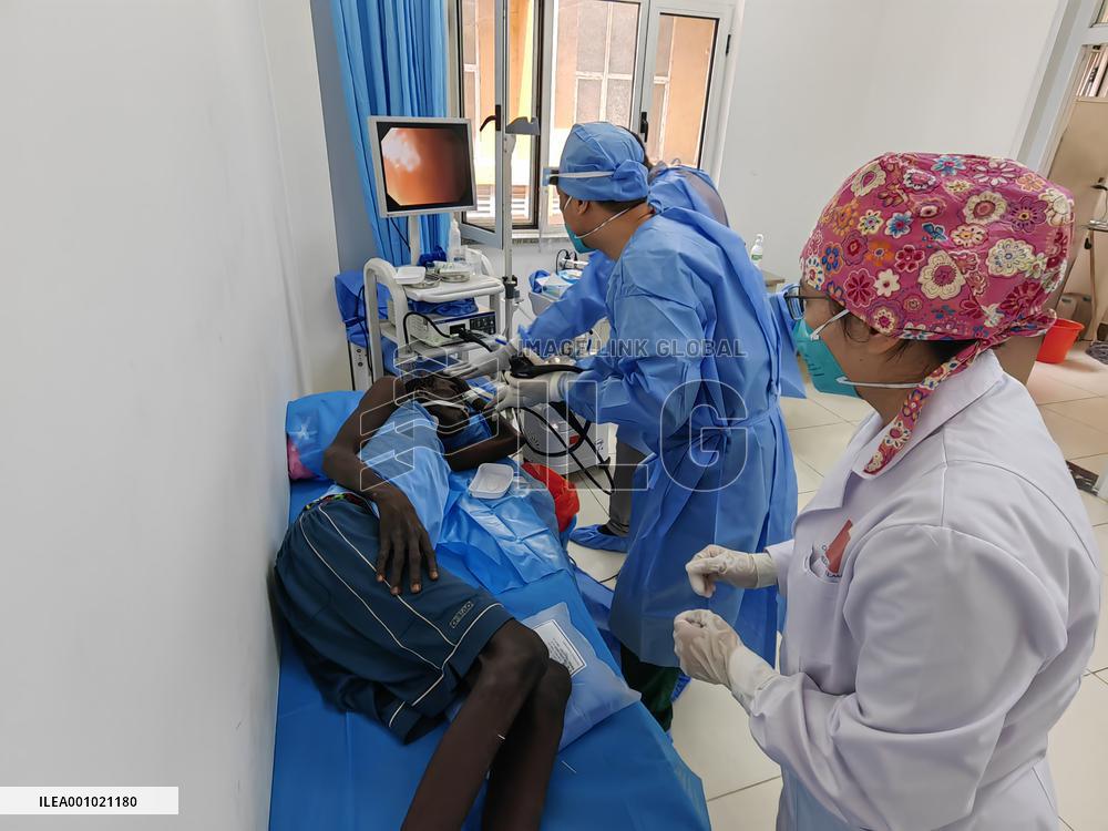 SOUTH SUDAN-JUBA-GASTROSCOPY-CHINESE DOCTORS-TREATMENT