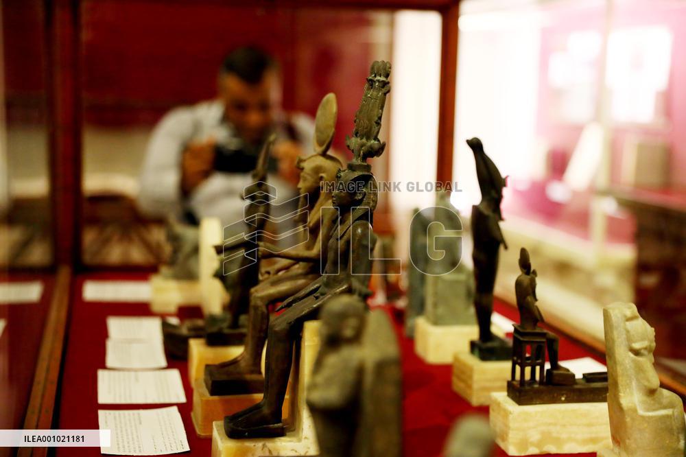 EGYPT-CAIRO-EGYPTIAN MUSEUM-EXHIBITION