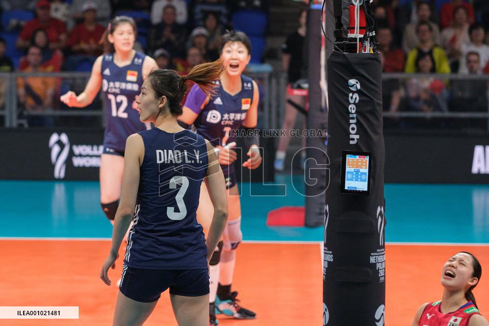 (SP)THE NETHERLANDS-ARNHEM-VOLLEYBALL-WOMEN'S WORLD CHAMPIONSHIP-CHN VS JPN