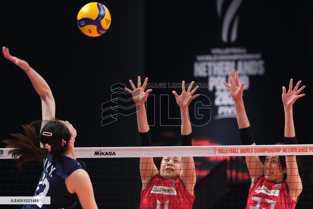 (SP)THE NETHERLANDS-ARNHEM-VOLLEYBALL-WOMEN'S WORLD CHAMPIONSHIP-CHN VS JPN