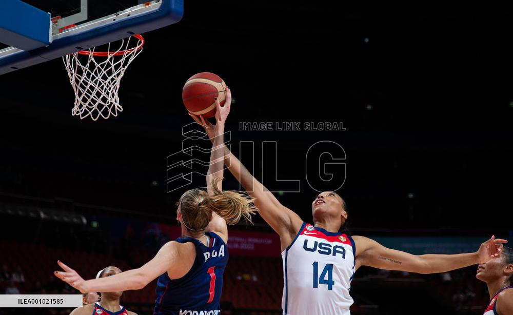 (SP)AUSTRALIA-SYDNEY-BASKETBALL-WOMEN'S WORLD CUP-USA VS SRB