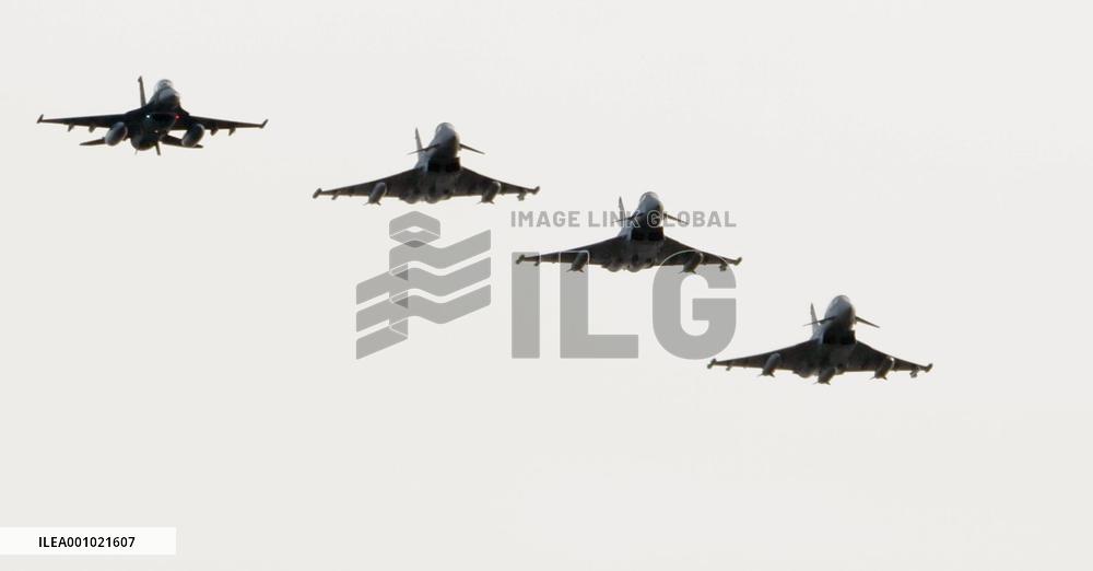 Japan, Germany warplane drill