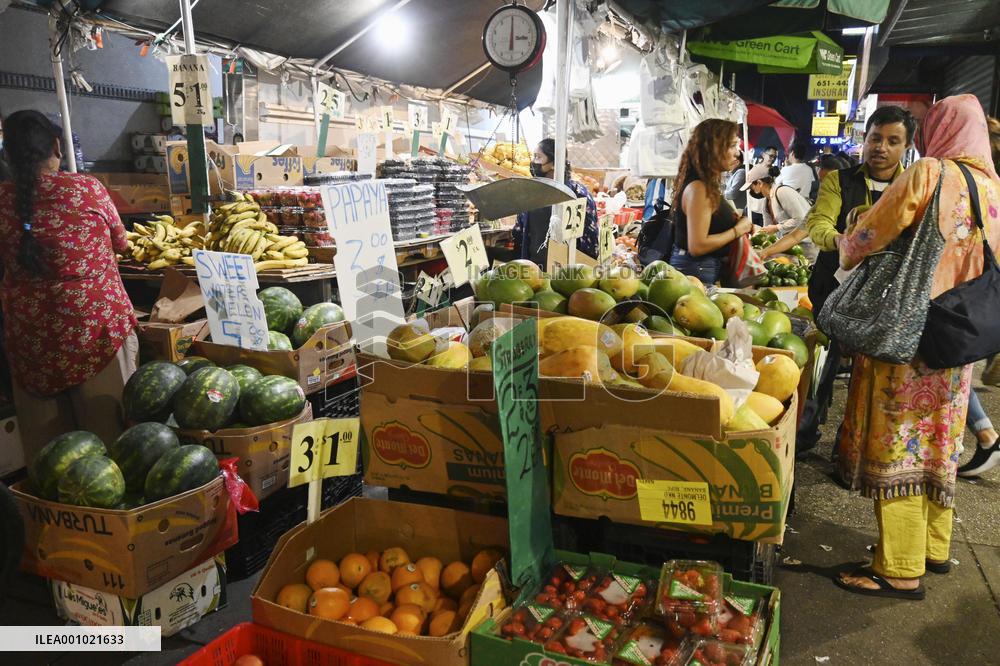 Fruits stall in N.Y.