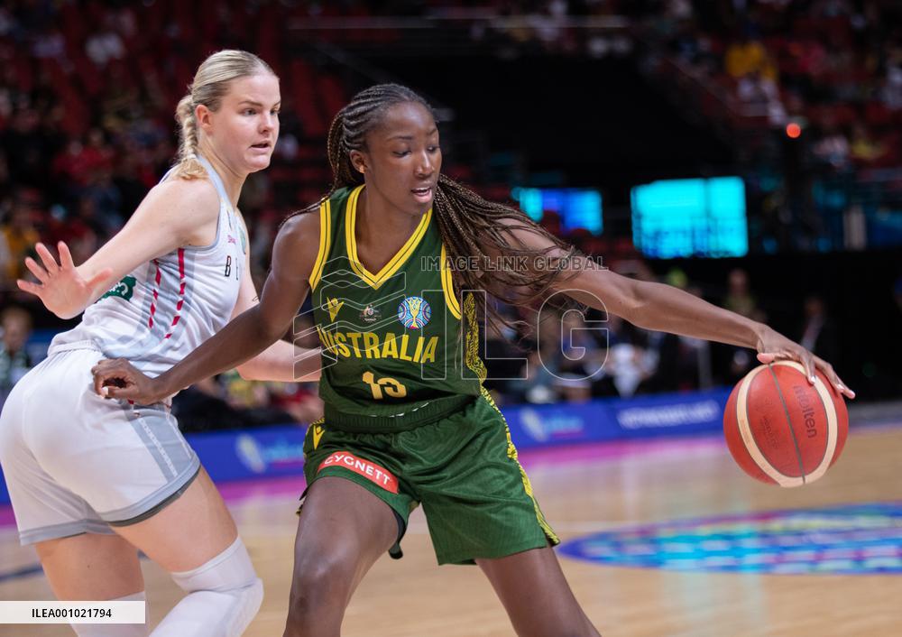 (SP)AUSTRALIA-SYDNEY-BASKETBALL-WOMEN'S WORLD CUP-AUS VS BEL