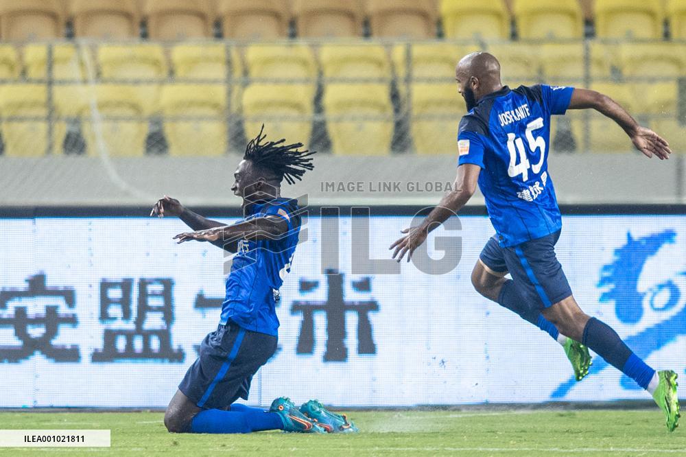 (SP)CHINA-WUHAN-FOOTBALL-CSL-WUHAN YANGTZE RIVER VS CANGZHOU MIGHTY LIONS(CN)