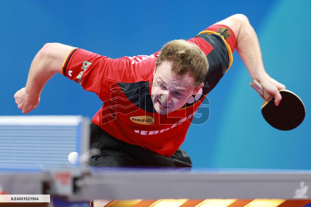 (SP)CHINA-CHENGDU-TABLE TENNIS-ITTF WORLD TEAM CHAMPIONSHIPS FINALS-MEN'S TEAMS-GROUP 2-GER VS KAZ