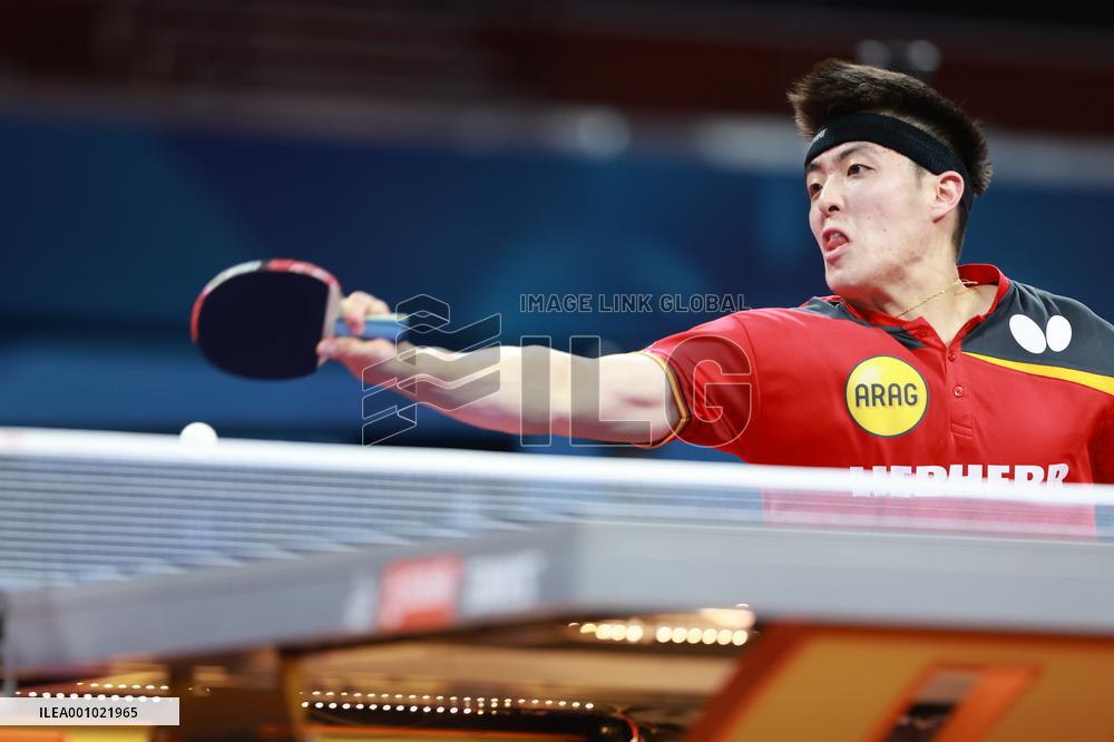 (SP)CHINA-CHENGDU-TABLE TENNIS-ITTF WORLD TEAM CHAMPIONSHIPS FINALS-MEN'S TEAMS-GROUP 2-GER VS KAZ
