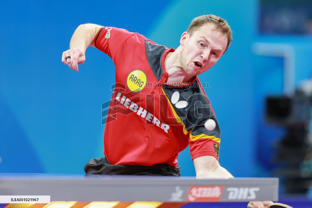 (SP)CHINA-CHENGDU-TABLE TENNIS-ITTF WORLD TEAM CHAMPIONSHIPS FINALS-MEN'S TEAMS-GROUP 2-GER VS KAZ