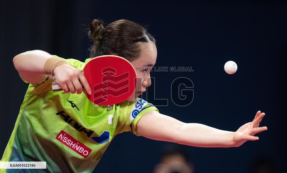 (SP)CHINA-CHENGDU-TABLE TENNIS-ITTF WORLD TEAM CHAMPIONSHIPS FINALS-WOMEN'S TEAMS-GROUP 2-JPN VS SVK(CN)