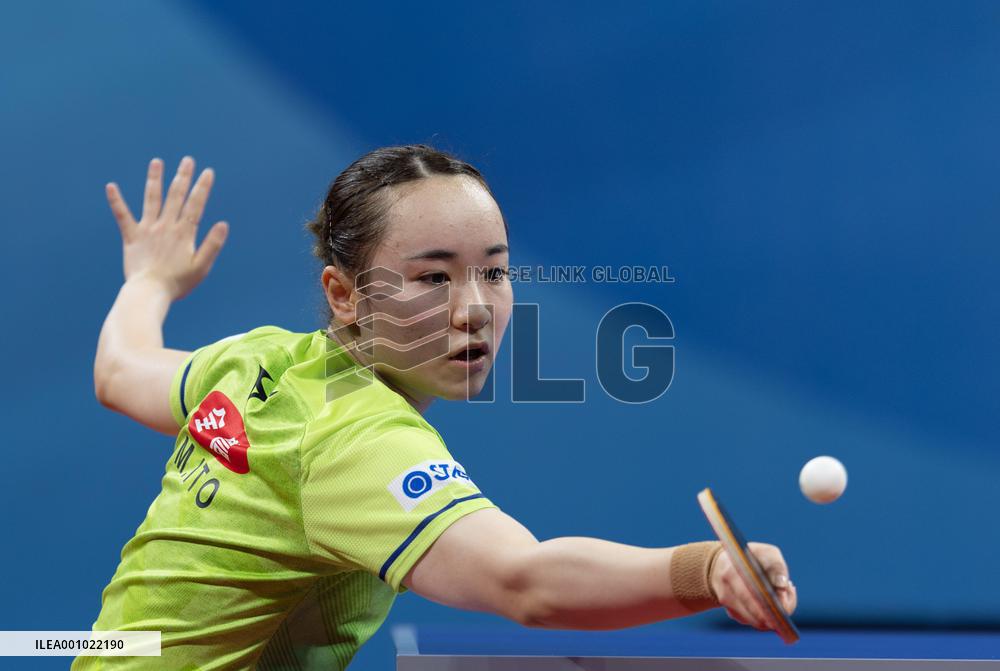 (SP)CHINA-CHENGDU-TABLE TENNIS-ITTF WORLD TEAM CHAMPIONSHIPS FINALS-WOMEN'S TEAMS-GROUP 2-JPN VS SVK(CN)