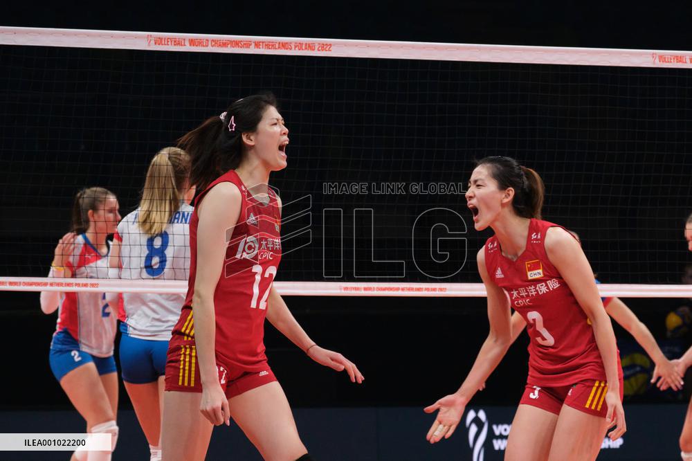 (SP)THE NETHERLANDS-ARNHEM-VOLLEYBALL-WOMEN'S WORLD CHAMPIONSHIP-CHN VS CZE