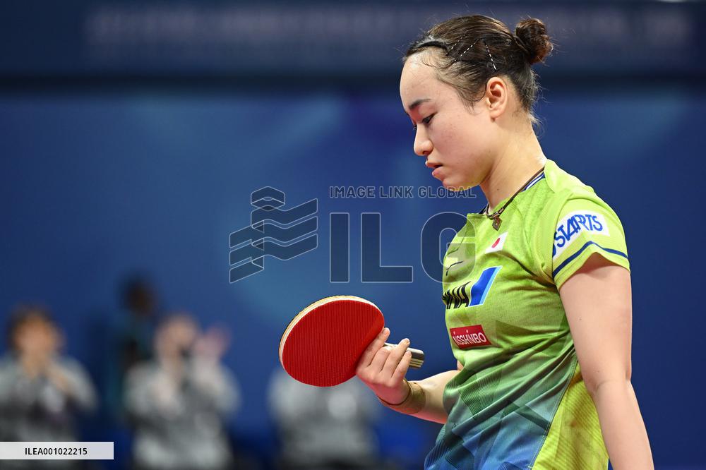 (SP)CHINA-CHENGDU-TABLE TENNIS-ITTF WORLD TEAM CHAMPIONSHIPS FINALS-WOMEN'S TEAMS-GROUP 2-JPN VS SVK(CN)
