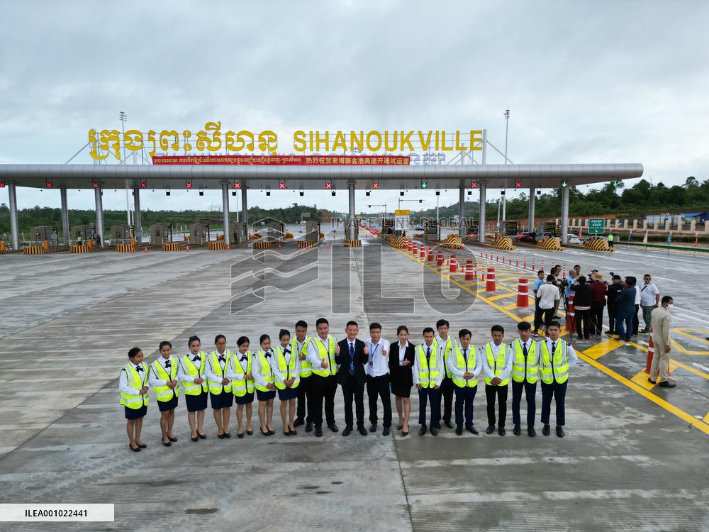CAMBODIA-PHNOM PENH-CHINESE INVESTED EXPRESSWAY-TRIAL USE