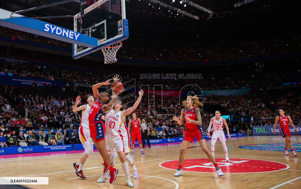 (SP)AUSTRALIA-SYDNEY-BASKETBALL-WOMEN'S WORLD CUP-CHN VS USA