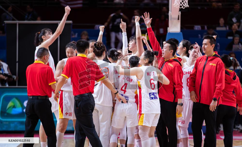(SP)AUSTRALIA-SYDNEY-BASKETBALL-WOMEN'S WORLD CUP-CHN VS USA